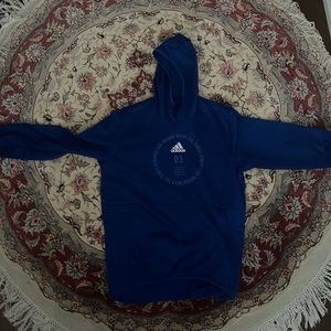Adidas hoodie blue stylish